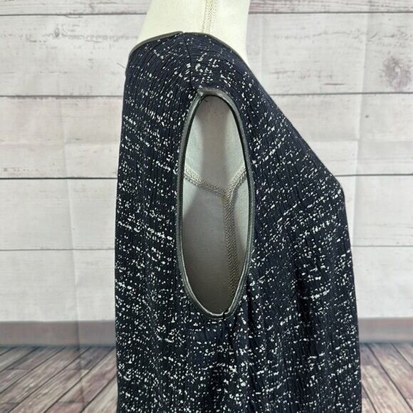 Nic Zoe Dress Womens 2X XXL Black Midi Career Office Knit Zip Capsule - Picture 7 of 11